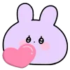 Стикер 24 Cute Bunny