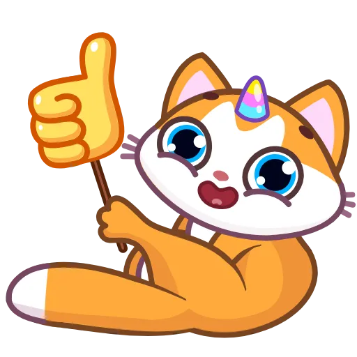 Стикер 3 A Unicorn Cat