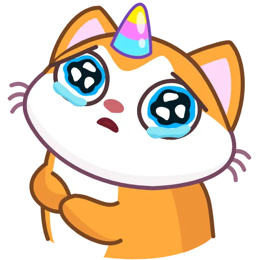 Стикер 11 A Unicorn Cat