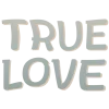 🤩 Эмодзи «Серые и бежевые буквы» для Telegram