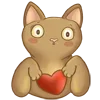 Стикер 18 🥰 Набор эмоджи с котиками