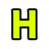 Стикер 15 Acid Font