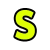 Стикер 53 Acid Font