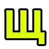 Стикер 27 Acid Font