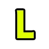 Стикер 46 Acid Font