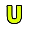 Стикер 55 Acid Font