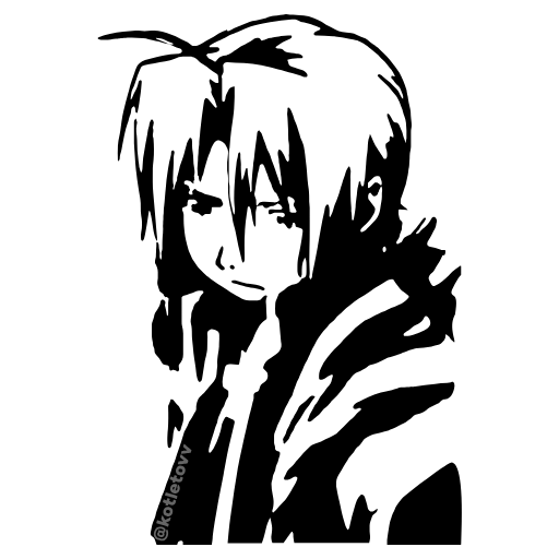 Стикер 9 Anime Hd