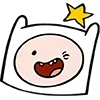 Стикер 13 Adventure Time - время приключений!