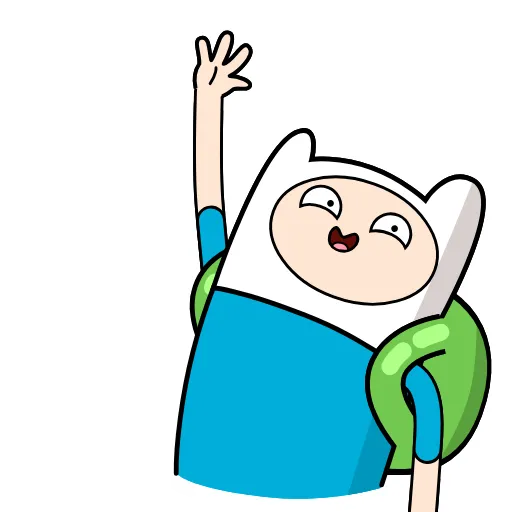 Стикер 25 😭 Время приключений (Adventure Time)