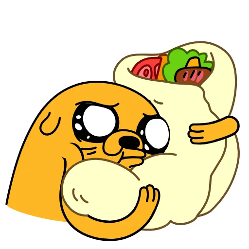 Стикер 43 😭 Время приключений (Adventure Time)