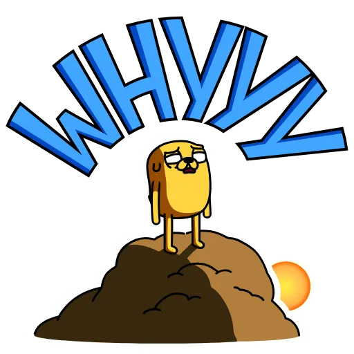 Стикер 54 😭 Время приключений (Adventure Time)