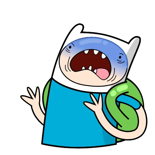 Стикер 24 😭 Время приключений (Adventure Time)