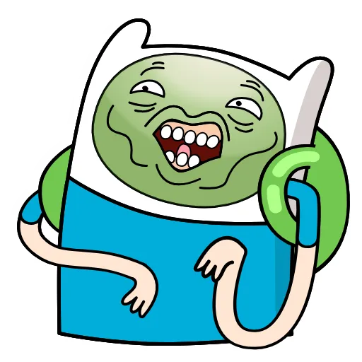 Стикер 39 😭 Время приключений (Adventure Time)