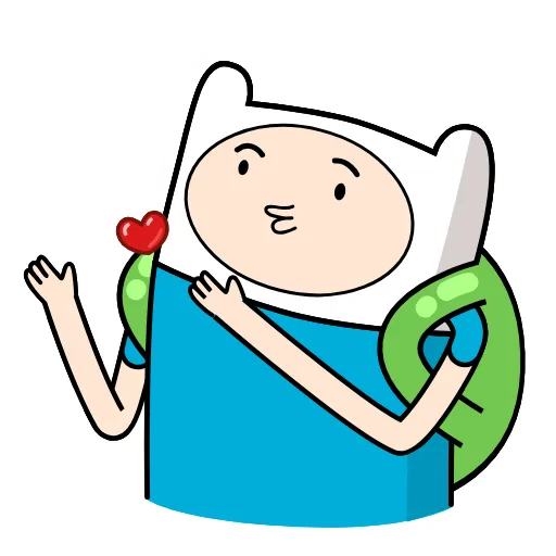 Стикер 22 😭 Время приключений (Adventure Time)