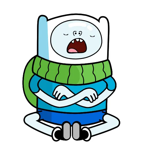 Стикер 40 😭 Время приключений (Adventure Time)