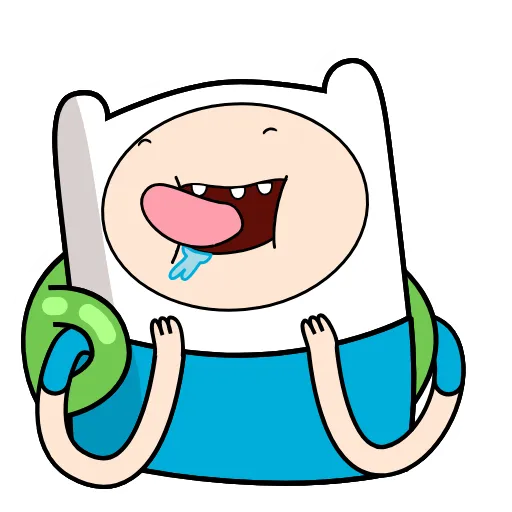 Стикер 33 😭 Время приключений (Adventure Time)