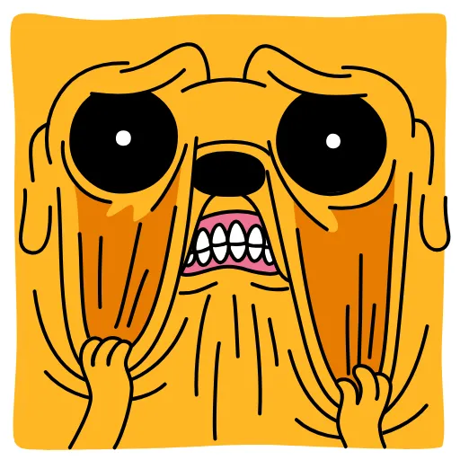 Стикер 44 😭 Время приключений (Adventure Time)