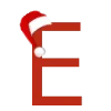 🎄 Эмодзи «Новогодние буквы в шапочках и украшения» для Telegram