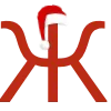 🎄 Эмодзи «Новогодние буквы в шапочках и украшения» для Telegram