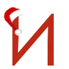 🎄 Эмодзи «Новогодние буквы в шапочках и украшения» для Telegram