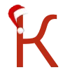 🎄 Эмодзи «Новогодние буквы в шапочках и украшения» для Telegram
