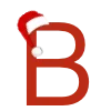 🎄 Эмодзи «Новогодние буквы в шапочках и украшения» для Telegram