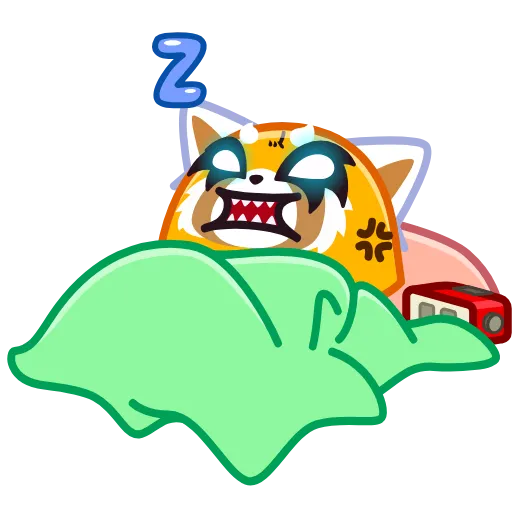 Стикер 22 Aggretsuko