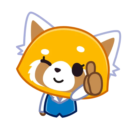 Стикер 3 Aggretsuko