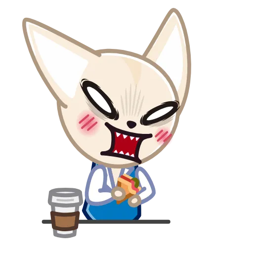 Стикер 21 Aggretsuko