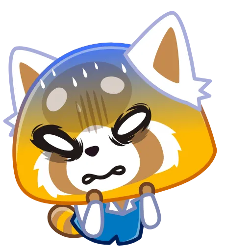 Стикер 4 Aggretsuko