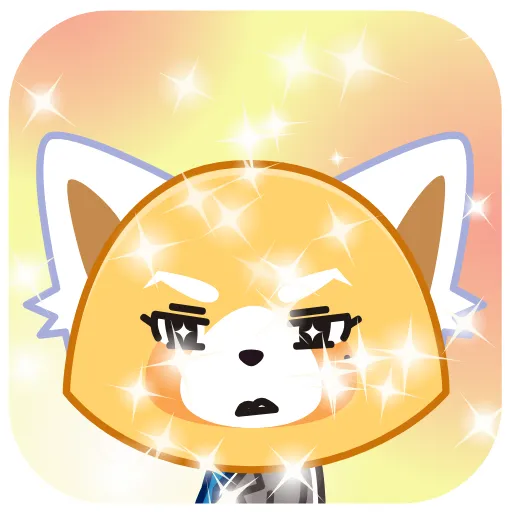 Стикер 18 Aggretsuko