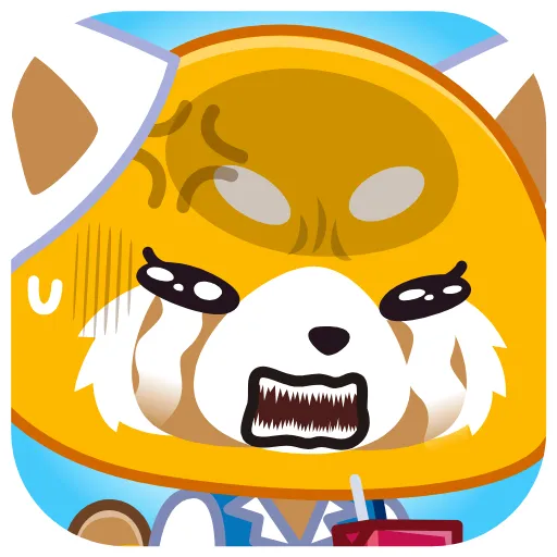 Стикер 15 Aggretsuko