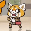 Стикер 19 Aggretsuko
