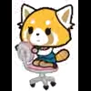 Стикер 18 Aggretsuko