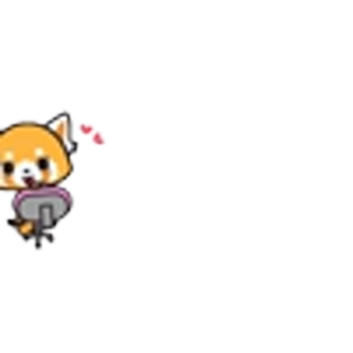 😉 Эмодзи «Aggretsuko» для Telegram