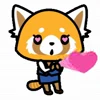 Стикер 14 Aggretsuko