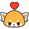 Стикер 4 Aggretsuko