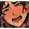 Стикер 35 Ahegao