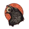 Стикер 25 Blackred Gothmagic