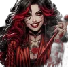Стикер 30 Blackred Gothmagic