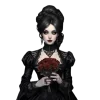 Стикер 42 Blackred Gothmagic
