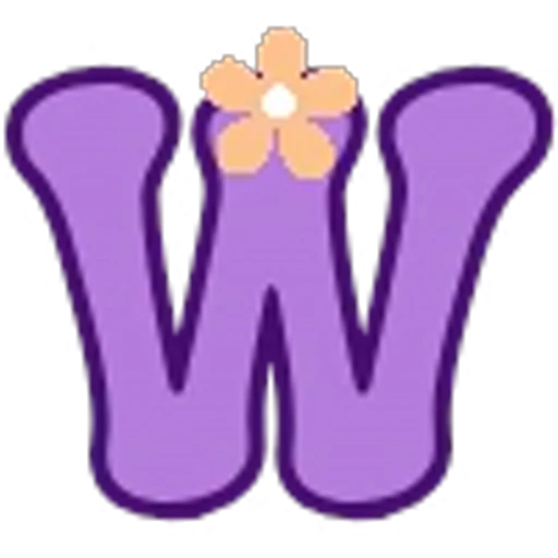 🪻 Эмодзи «purple emojis - английские буквы, фиолетовые» для Telegram