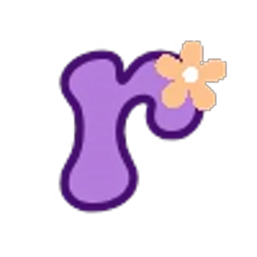 🪻 Эмодзи «purple emojis - английские буквы, фиолетовые» для Telegram