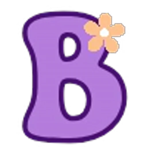 🪻 Эмодзи «purple emojis - английские буквы, фиолетовые» для Telegram