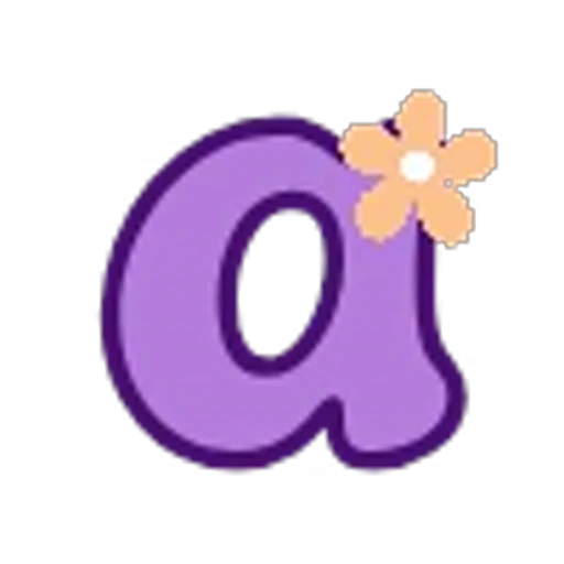 🪻 Эмодзи «purple emojis - английские буквы, фиолетовые» для Telegram