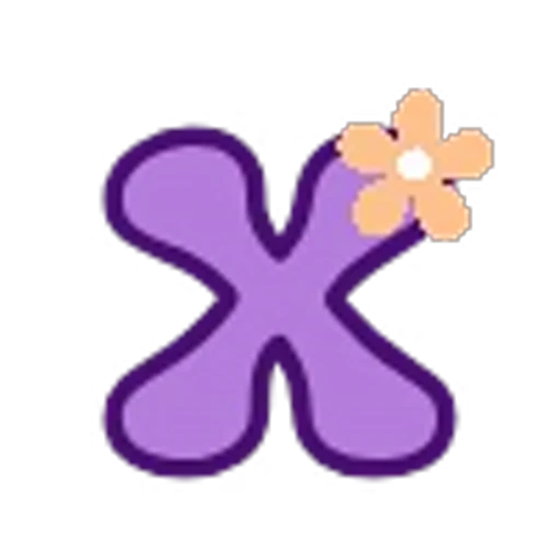 🪻 Эмодзи «purple emojis - английские буквы, фиолетовые» для Telegram