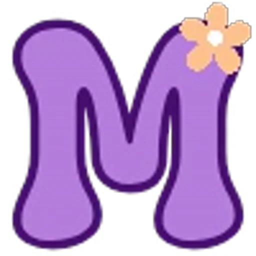 🪻 Эмодзи «purple emojis - английские буквы, фиолетовые» для Telegram