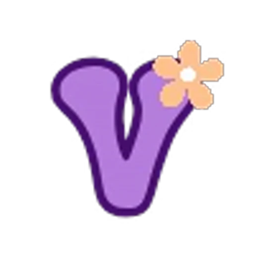 🪻 Эмодзи «purple emojis - английские буквы, фиолетовые» для Telegram