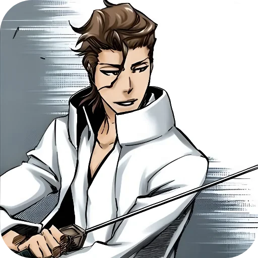 😈 Стикер «Aizen Sosuke» для Telegram
