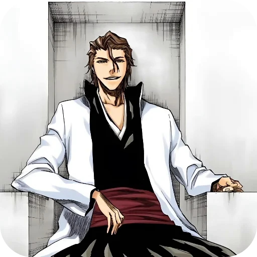 🪑 Стикер «Aizen Sosuke» для Telegram